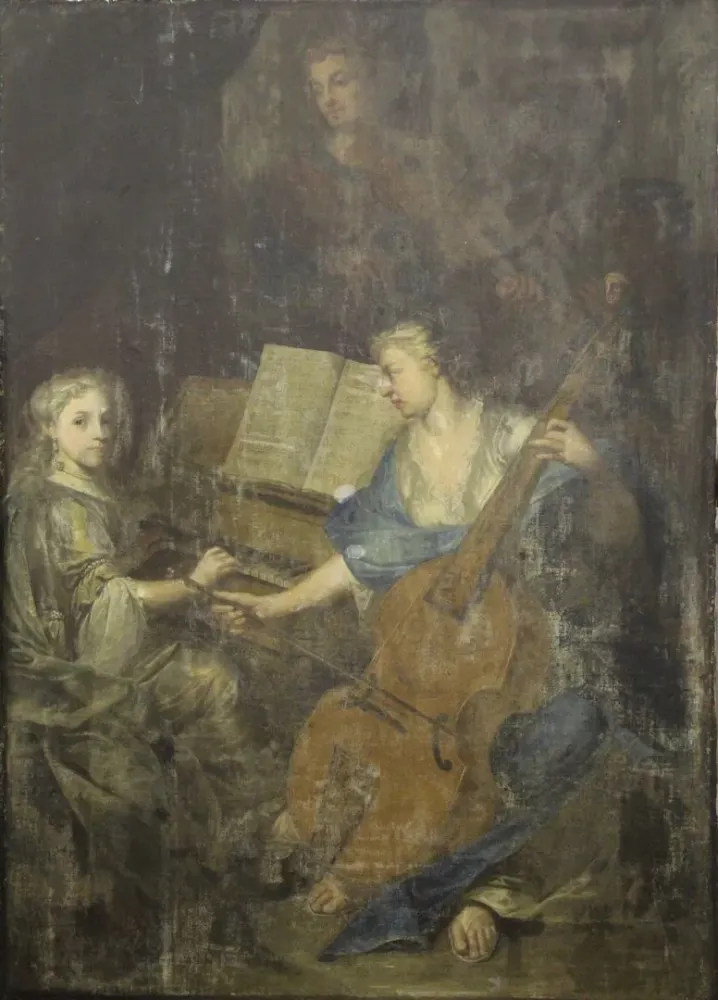 découvertes sous d'anciennes restaurations (4)